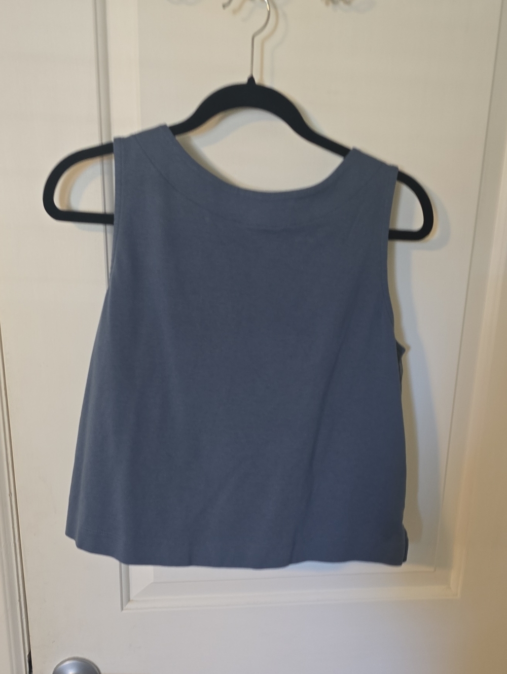 Sleeveless Tank Top in Slate Blue — Everyday Layering Staple